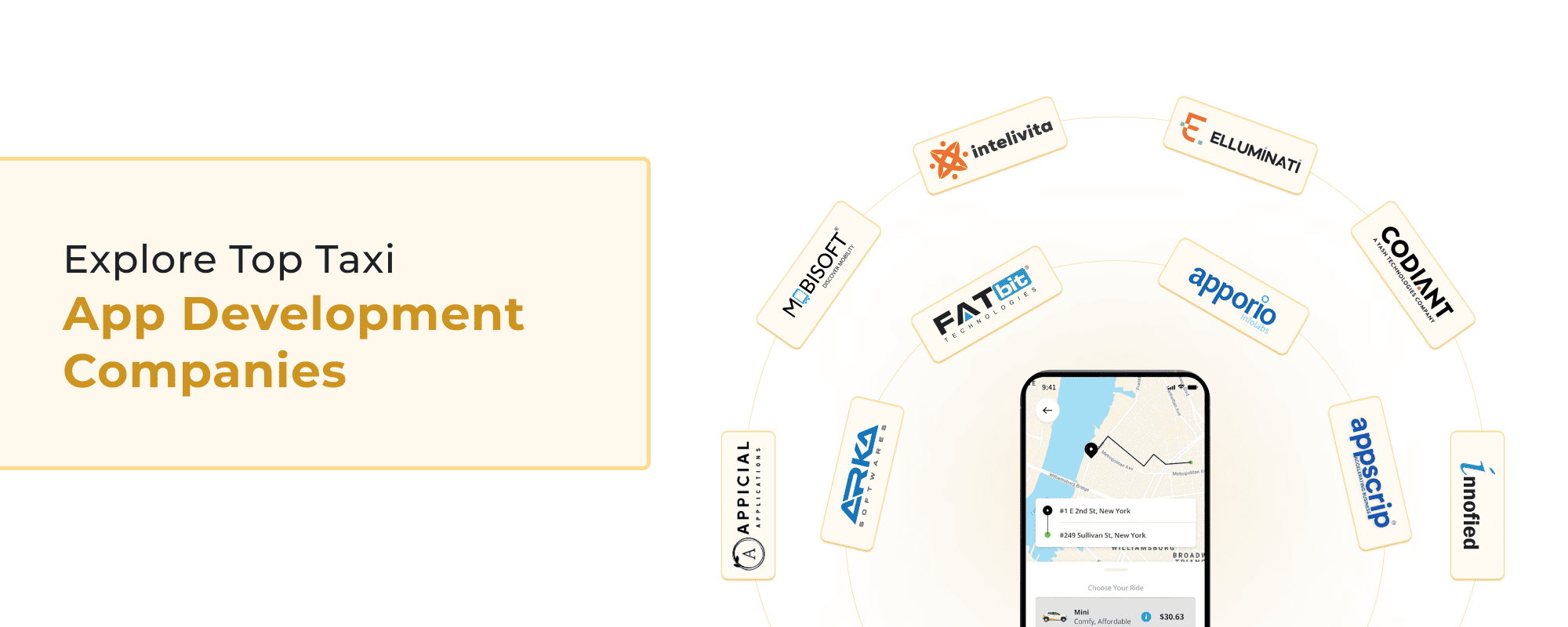 Top Taxi App Development Companies in 2025